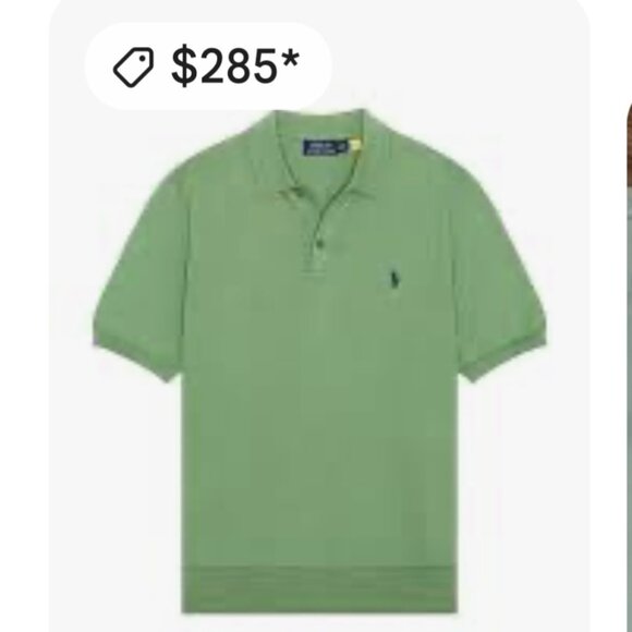 BRAND NEW POLO Ralph Lauren Cotton Placket Pullover Sweater Polo Sz Small RT285$ - Picture 5 of 12